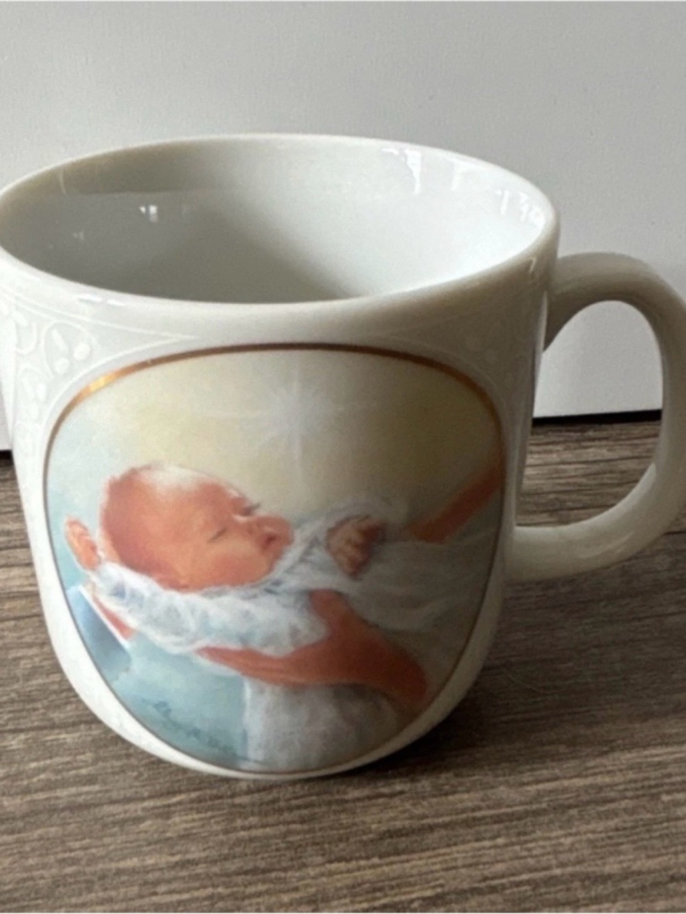 “The Christening” by Abbie Williams Accent Mug